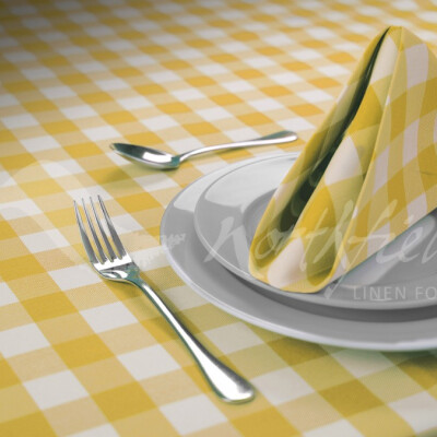 Gingham Yellow
